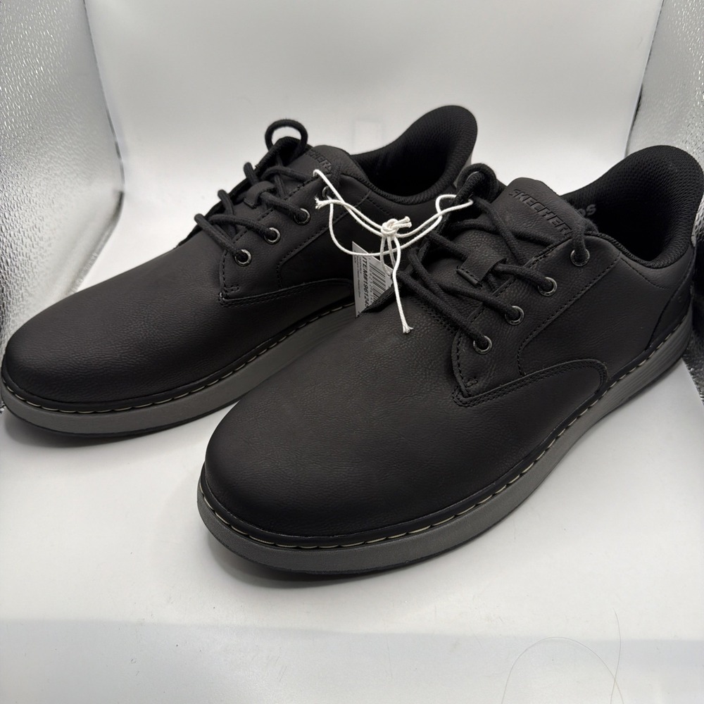 Skechers hands-free swift Fit men's Slip On Black No Bending Shoe. Size 8.5 New